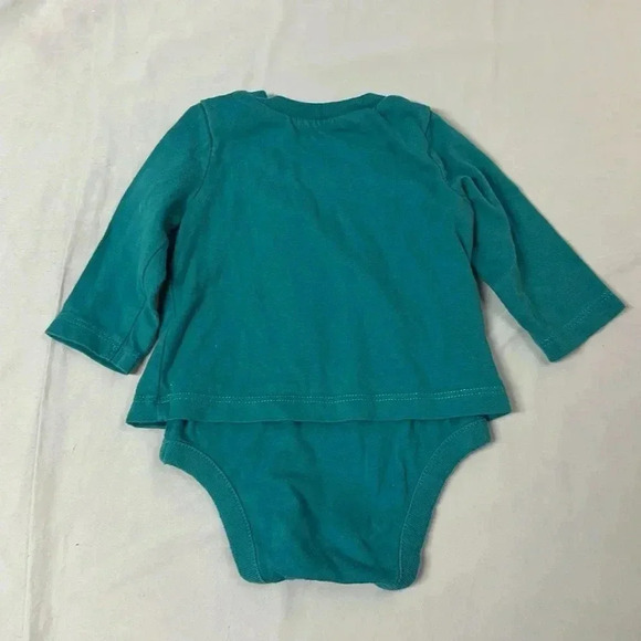 GAP - long sleeve Winter design bodysuit dress. Size 0-3 months - Picture 3 of 3